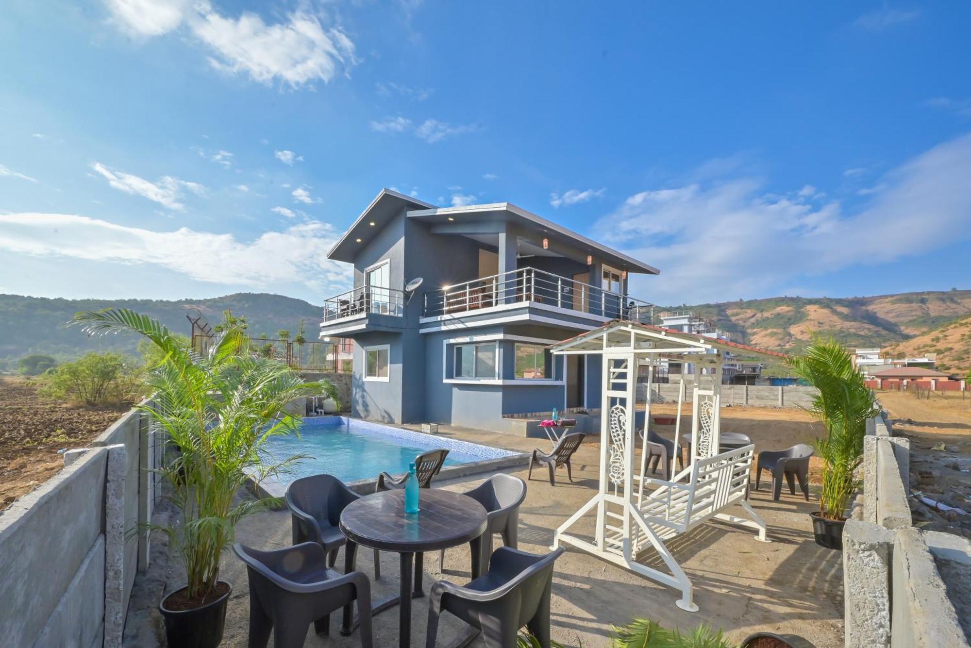 Ll Empyrean Stay Ll Mirage Chalet Ll 4Bhk Ll Ac Ll Largest Pvt Pool Ll โลนาวาลา ภายนอก รูปภาพ