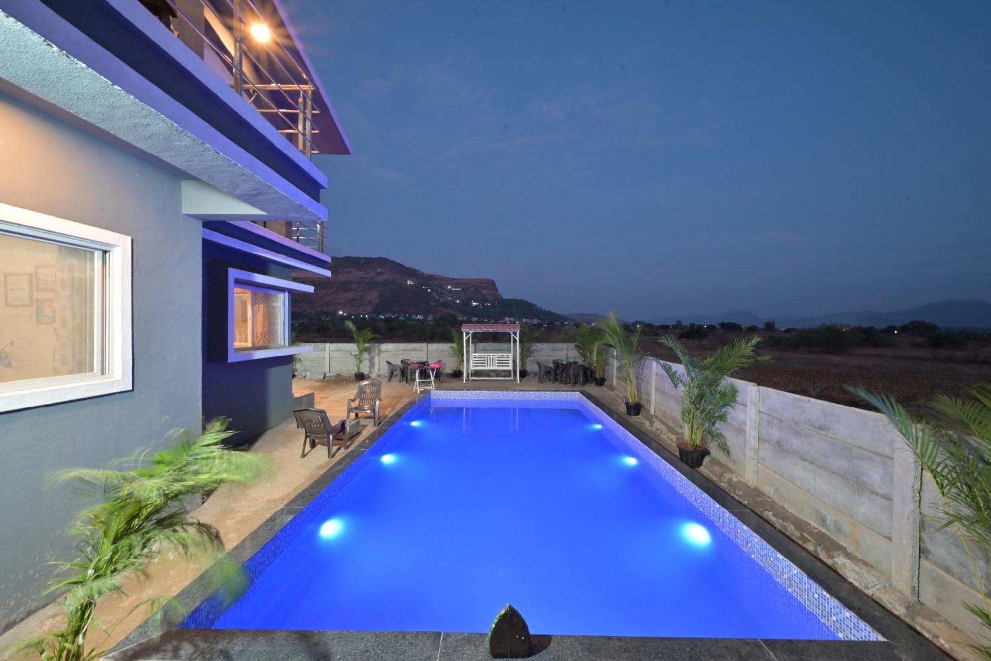 Ll Empyrean Stay Ll Mirage Chalet Ll 4Bhk Ll Ac Ll Largest Pvt Pool Ll โลนาวาลา ภายนอก รูปภาพ