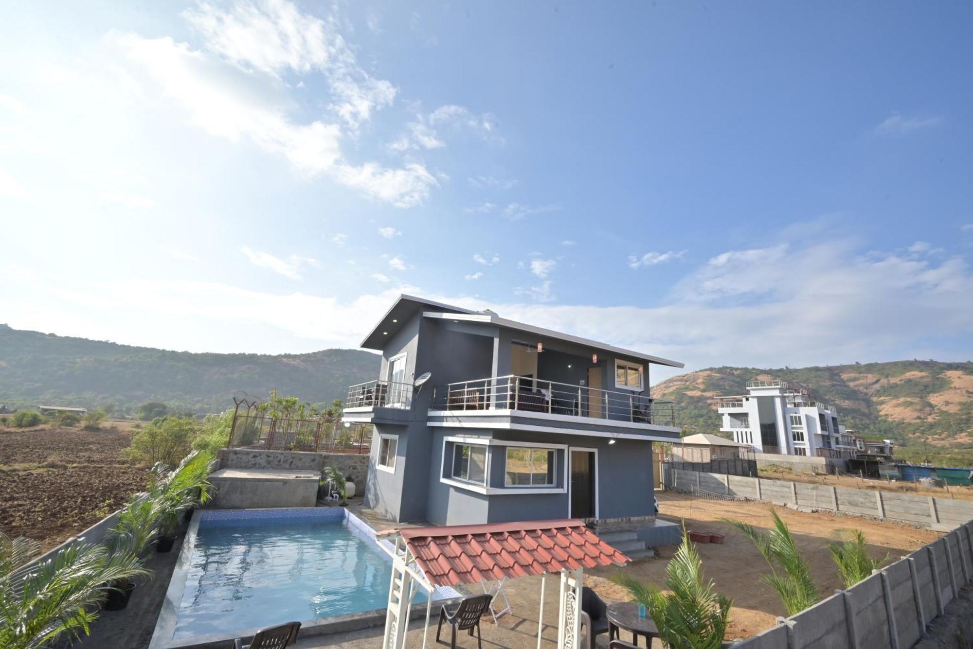 Ll Empyrean Stay Ll Mirage Chalet Ll 4Bhk Ll Ac Ll Largest Pvt Pool Ll โลนาวาลา ภายนอก รูปภาพ