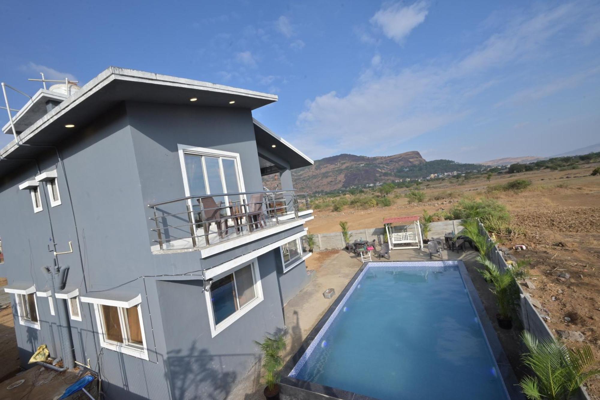 Ll Empyrean Stay Ll Mirage Chalet Ll 4Bhk Ll Ac Ll Largest Pvt Pool Ll โลนาวาลา ภายนอก รูปภาพ