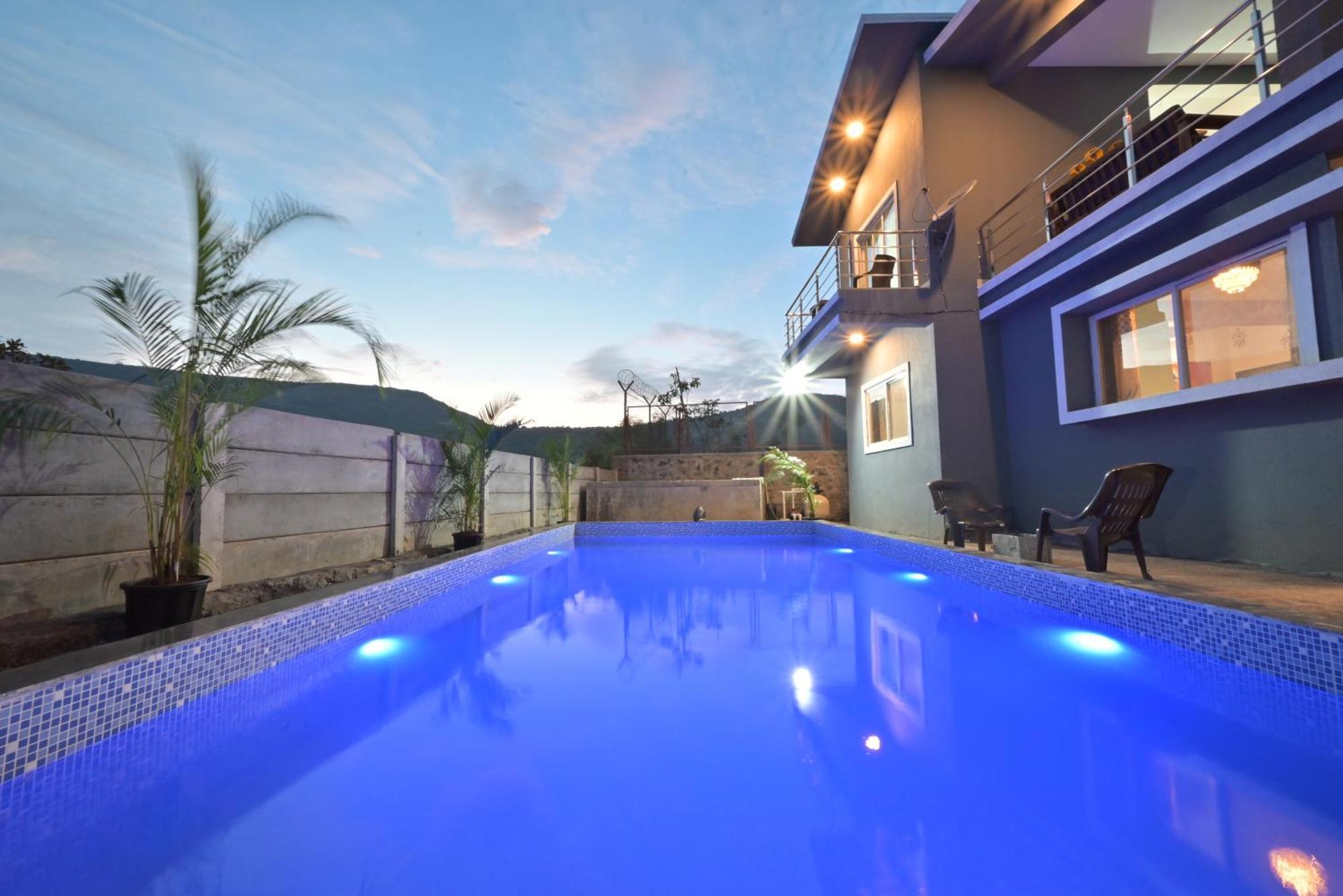 Ll Empyrean Stay Ll Mirage Chalet Ll 4Bhk Ll Ac Ll Largest Pvt Pool Ll โลนาวาลา ภายนอก รูปภาพ